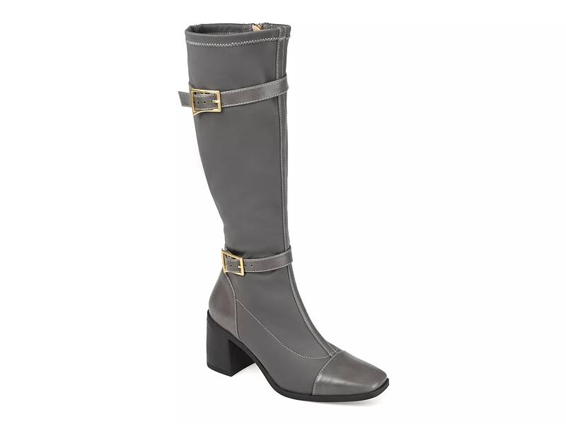 Shop Women s Grey Wide Calf Boots DSW