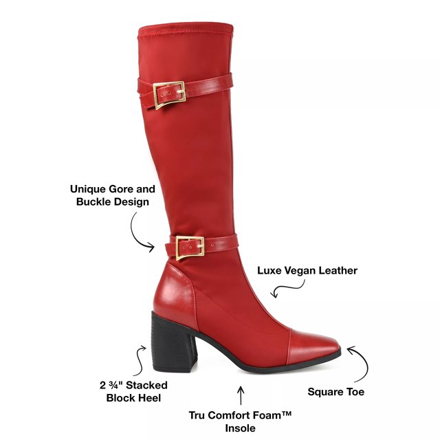 Dsw womens red on sale boots