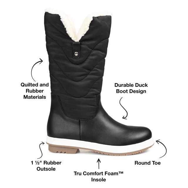 Journee Collection Pippah Snow Boot Women's Free Shipping DSW