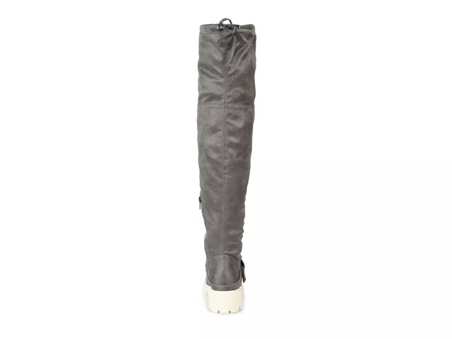 Dsw over the sale knee boots wide calf