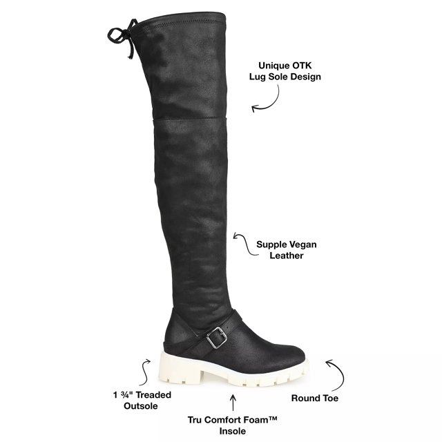 Journee Collection Salisa Extra Wide Calf Over the Knee Boot Free Shipping DSW