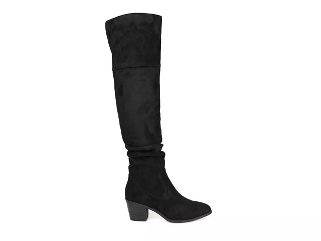 Wide calf over new arrivals the knee boots black