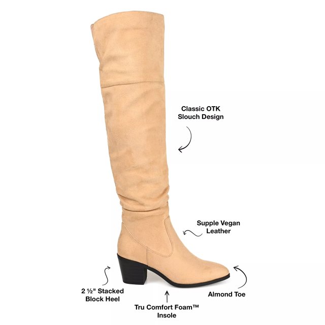 Journee Collection Zivia Extra Wide Calf Over the Knee Boot Free Shipping DSW