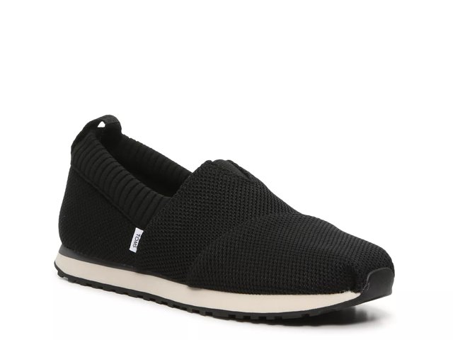 Toms slip on clearance black