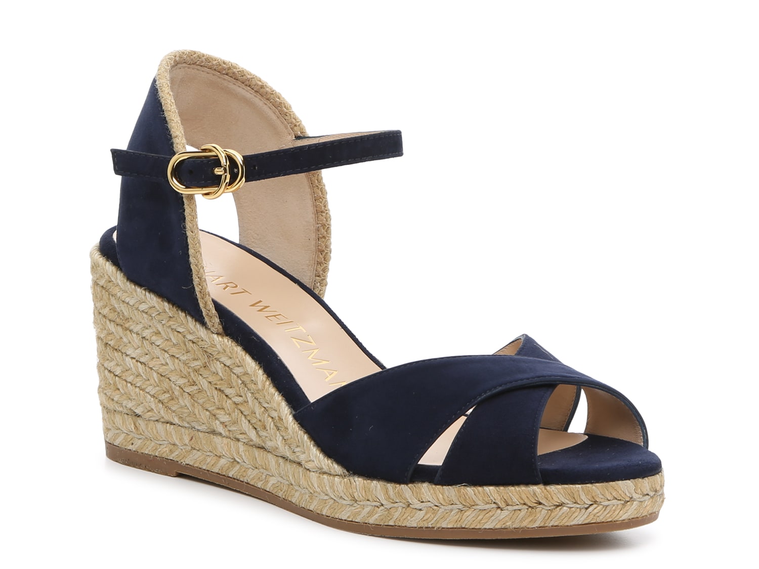 Stuart Weitzman Mirela Espadrille Wedge Sandal - Free Shipping | DSW