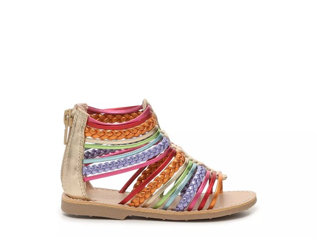 Rainbow flip flops dsw best sale