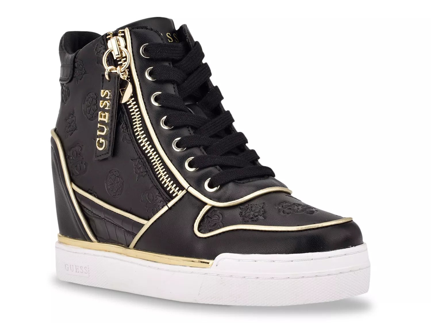 Guess Fiora Sneaker, Women's, Dark Brown, Size 9, Sneakers, High Top