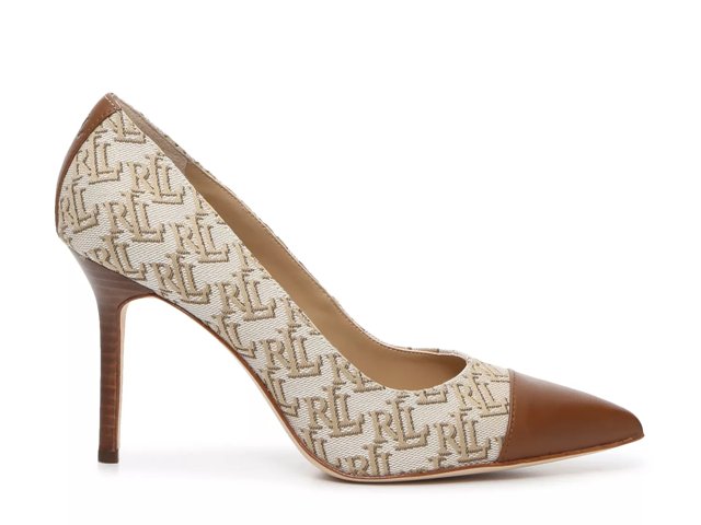Lauren ralph lauren lindella leather pumps hotsell