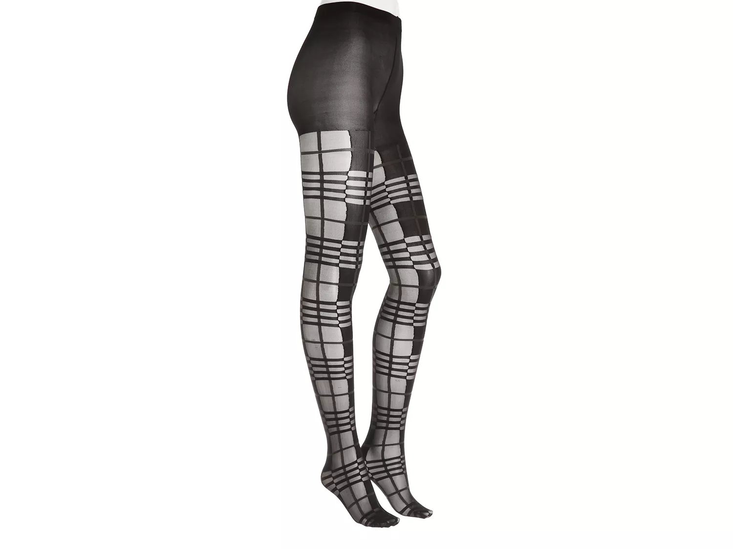 HUE Hosiery Sheer Plaid Women s Tights Free Shipping DSW