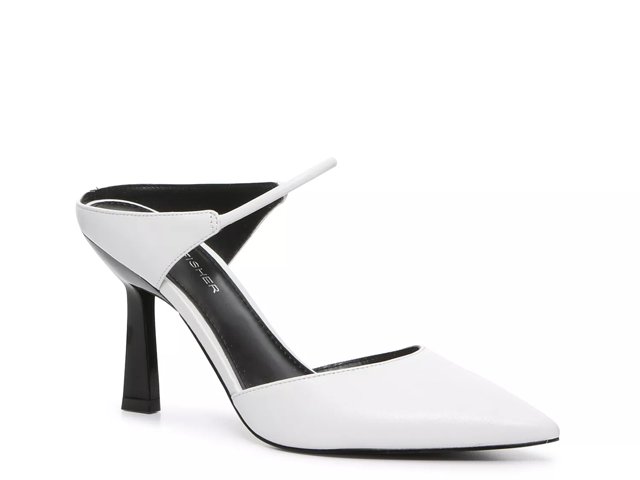 Marc fisher shop white mules