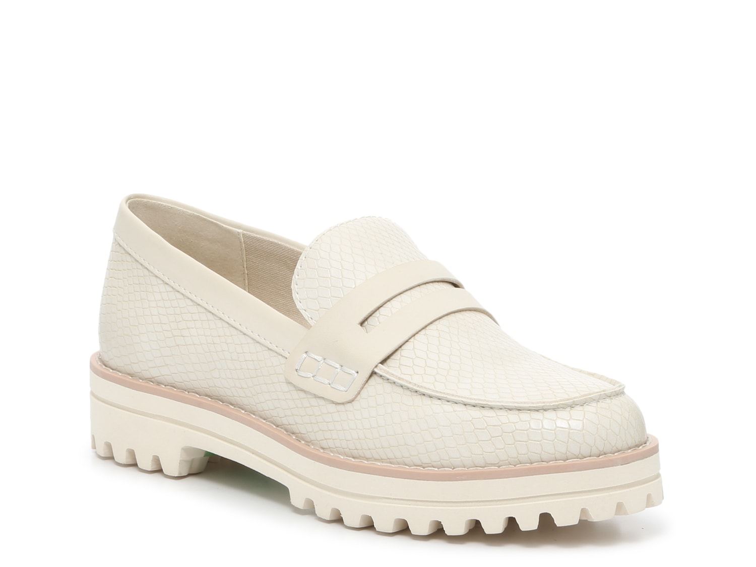 dsw white loafers