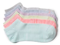 Skechers Marled Women's Low Cut Socks - 6 Pack - Free Shipping