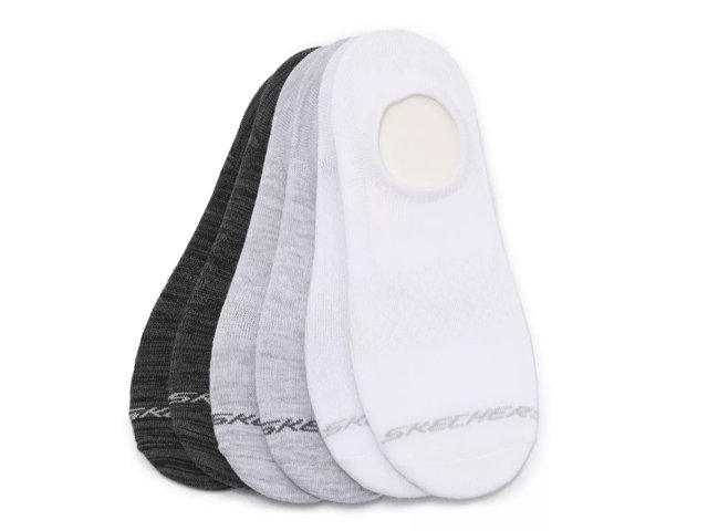Skechers 6-Pair Men's No Show Socks