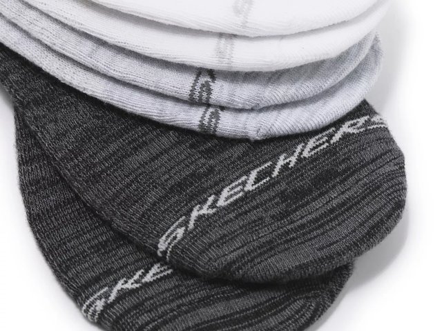 Skechers 6 Pair Men s No Show Socks
