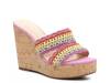 Multicolor discount wedge heels