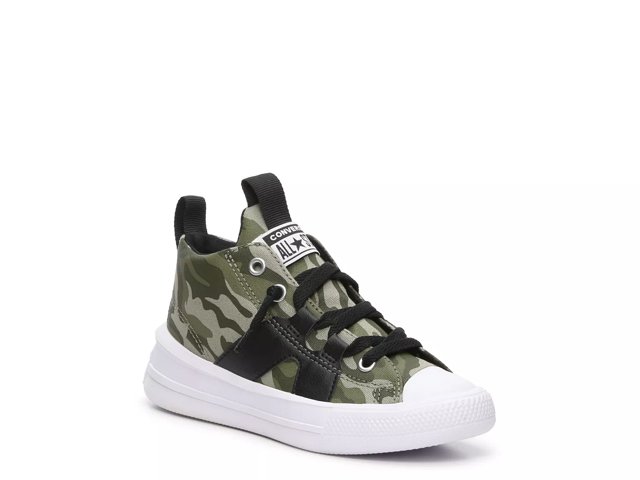 Converse camo kids discount