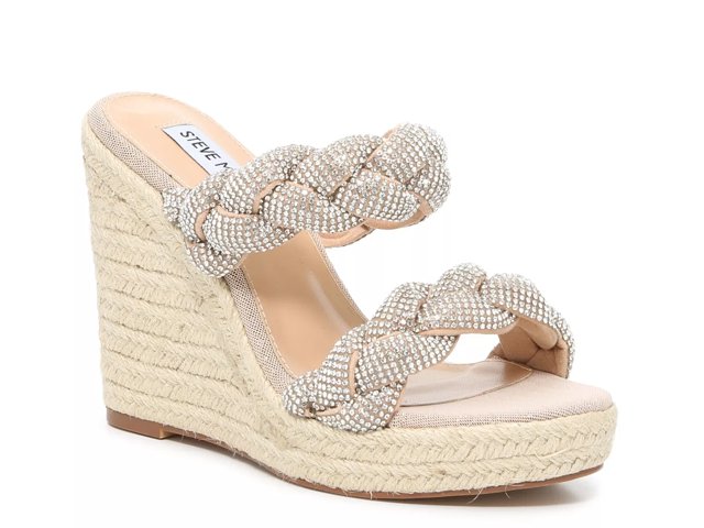 Steve madden jeweled espadrille discount wedge sandal