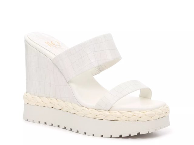 Dsw white wedge shoes clearance