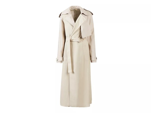 Bottega Veneta Fluid Viscose Women s Trench Coat