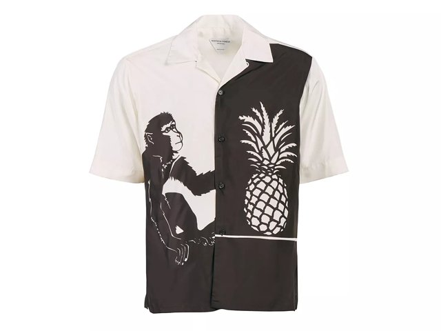 Bottega Veneta Monkey Pineapple Men's Shirt
