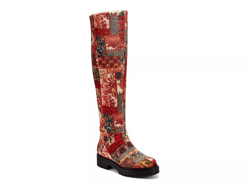 Aldo red over the knee boots best sale