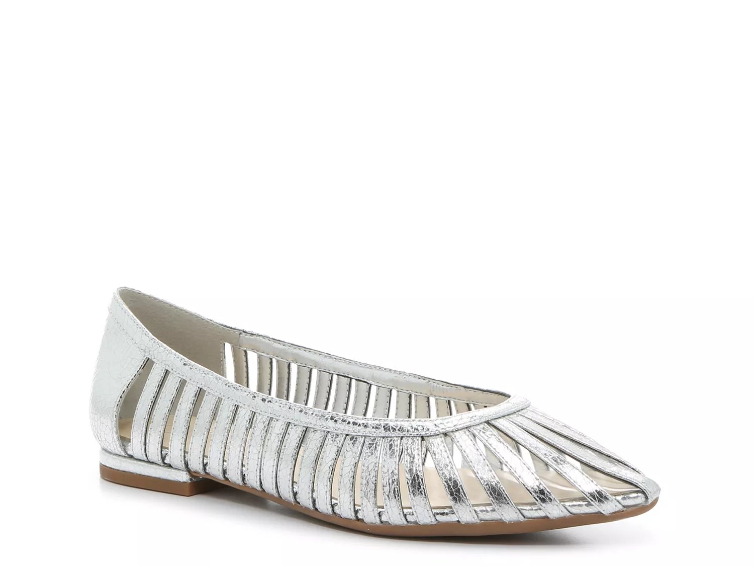 Dsw flat best sale silver shoes