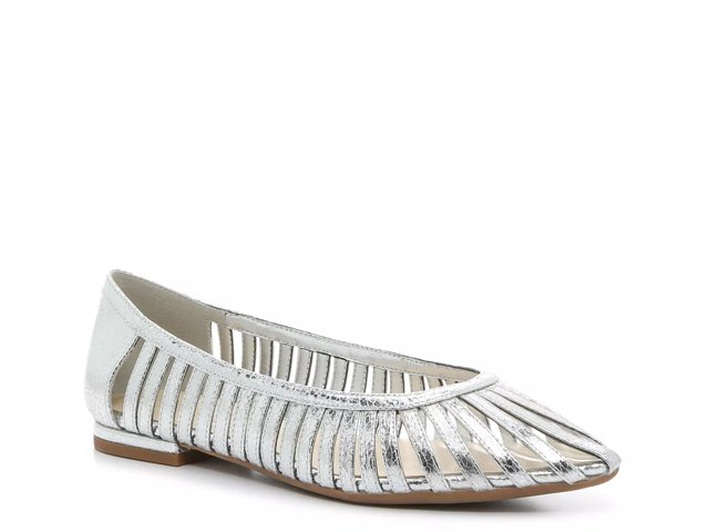 Jessica simpson silver ballet flats new arrivals