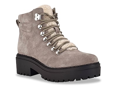 ShoeLand KASEY-Women's Military Lace Up Front, Zipper, Double Buckled,  Combat Boots (Grey)