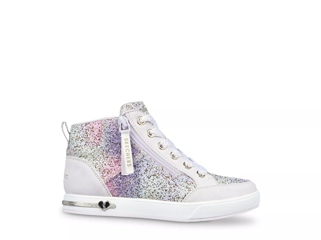 Skechers Shoutouts 2.0 Glitter Steps Sneaker Kids Free