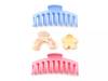 Blue-Pink 4-Pack Hair Clips Light Blue view