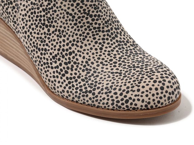 Cheetah print wedge booties shop
