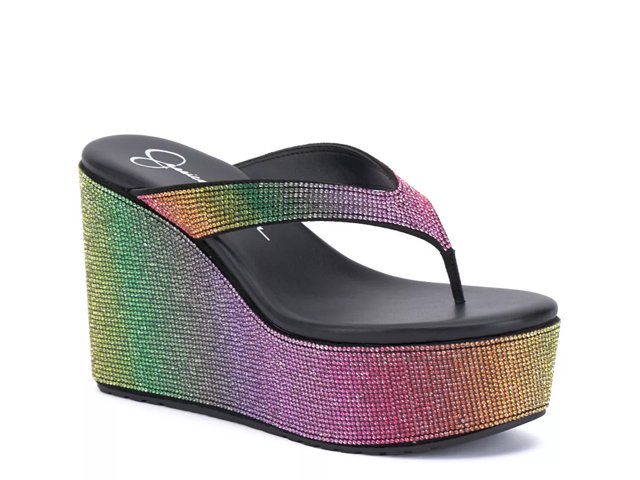 Jessica Simpson Stilla Wedge Sandal Free Shipping DSW