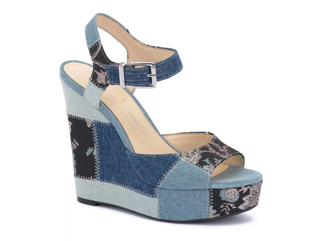 Jessica Simpson Tonnia Wedge Sandal - Free Shipping | DSW