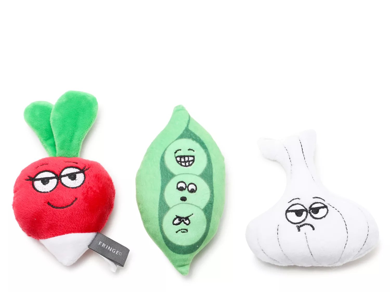 Fringe Veggie 3Pack Dog Toy Free Shipping DSW
