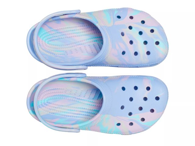 Crocs Classic Marbled Clog Kids Free Shipping DSW