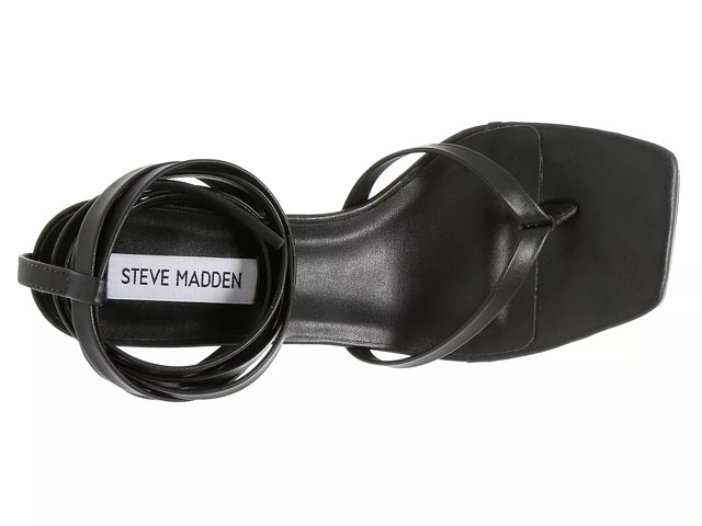 ★Steve Madden★新作★大人気★SADIE BLACK LEATHER★サンダル ☆Steve Madden☆新作☆大人気☆SADIE BLACK LEATHER☆サンダル