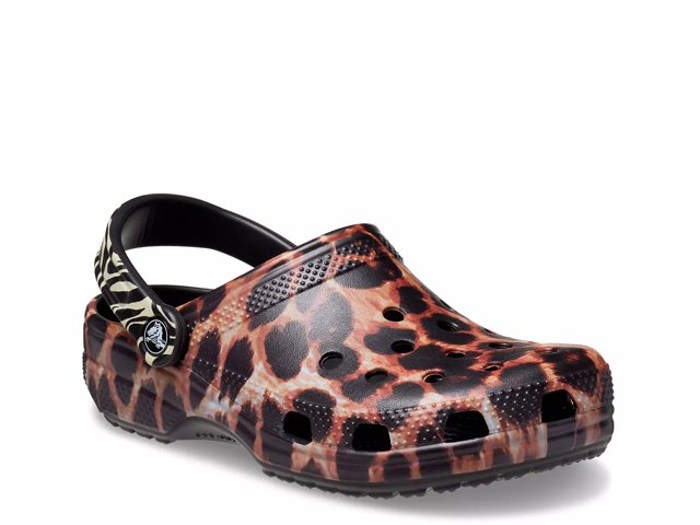 Womens leopard print crocs on sale