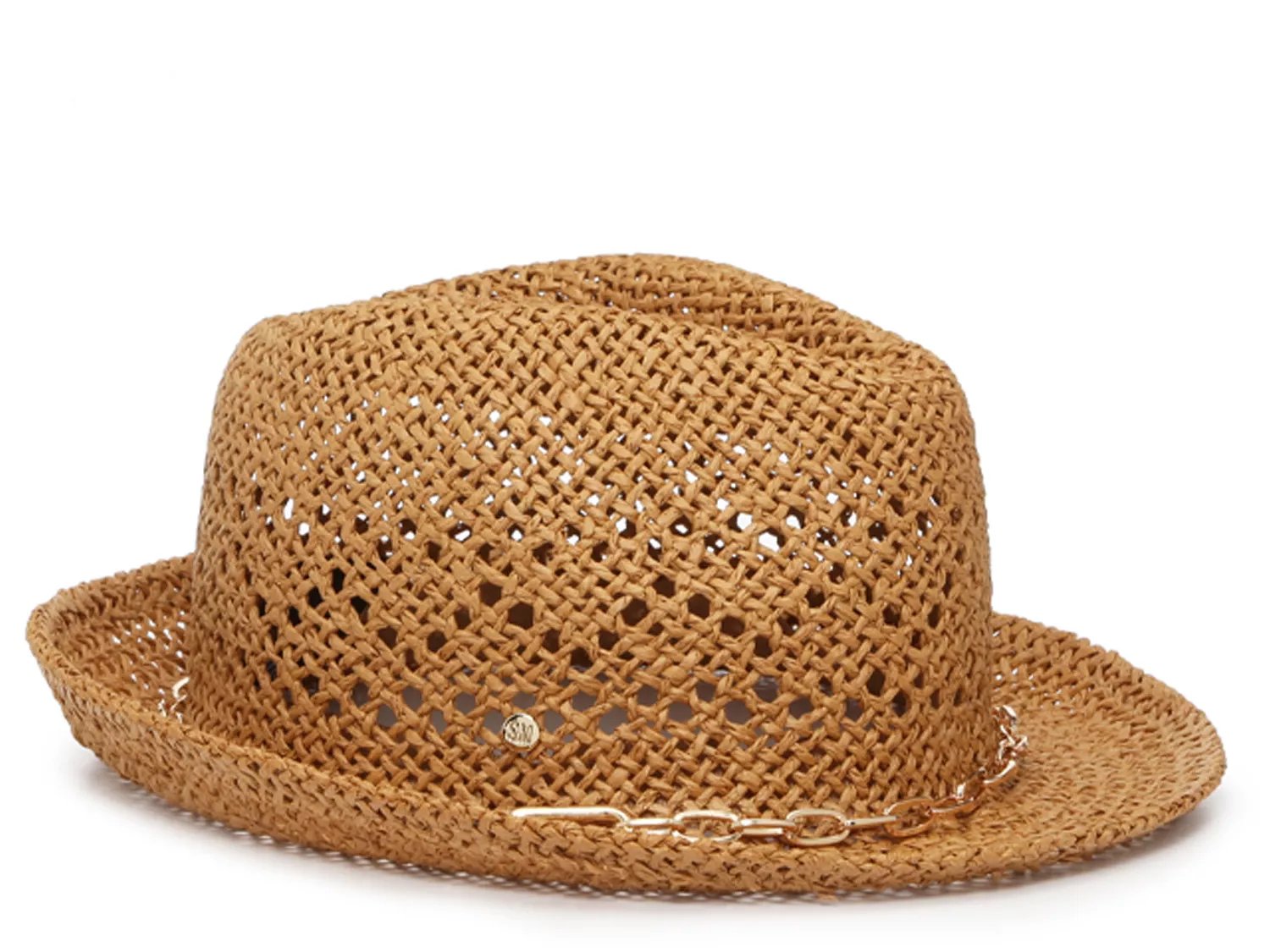 Steve Madden Straw Chain Fedora Free Shipping DSW