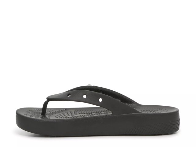 Crocs Classic Platform Flip W Bege - Entrega gratuita