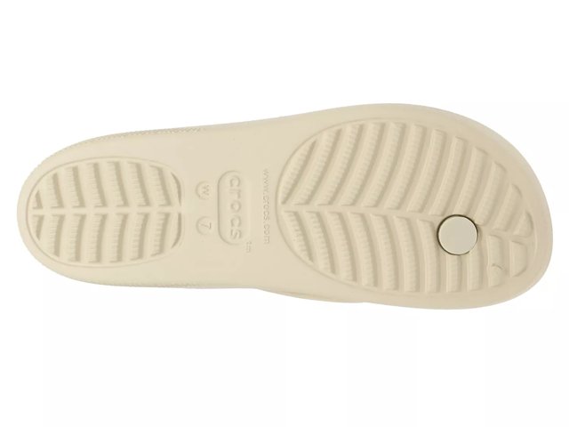 Crocs Classic Platform Flip W Bege - Entrega gratuita