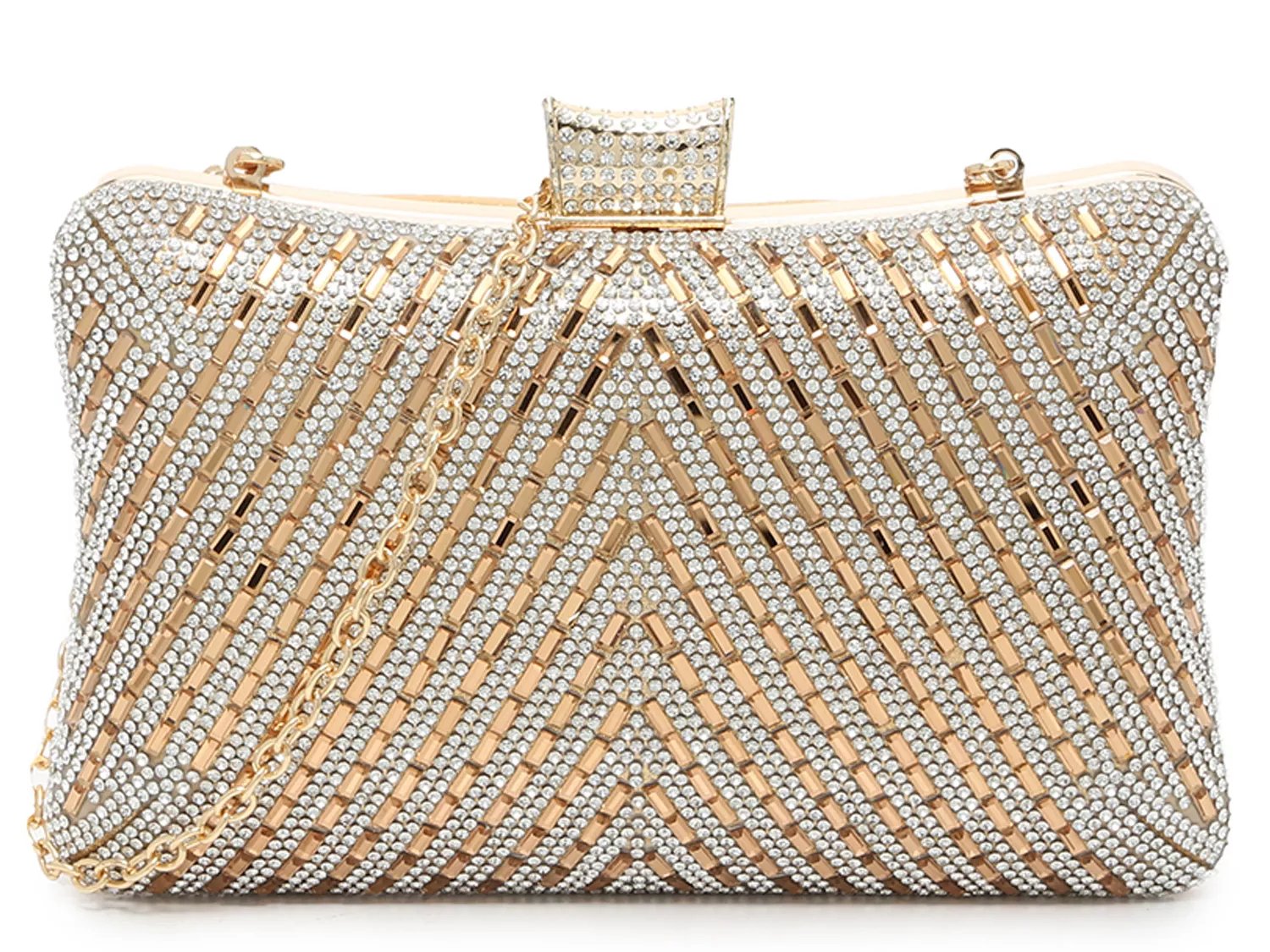 Kelly & Katie Curves Crystal Clutch - Free Shipping