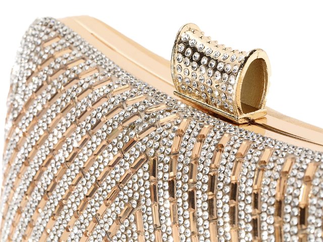 Kelly Katie Curves Crystal Clutch