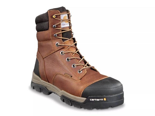 Carhartt Men s Ground Force 8 Composite Toe Work Boot 9.5 Wide Brown