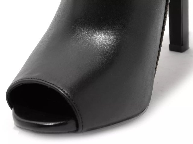 Dsw black peep toe booties hotsell
