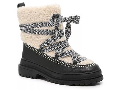 Sherpa Cowgirl Boots Slide Slippers 