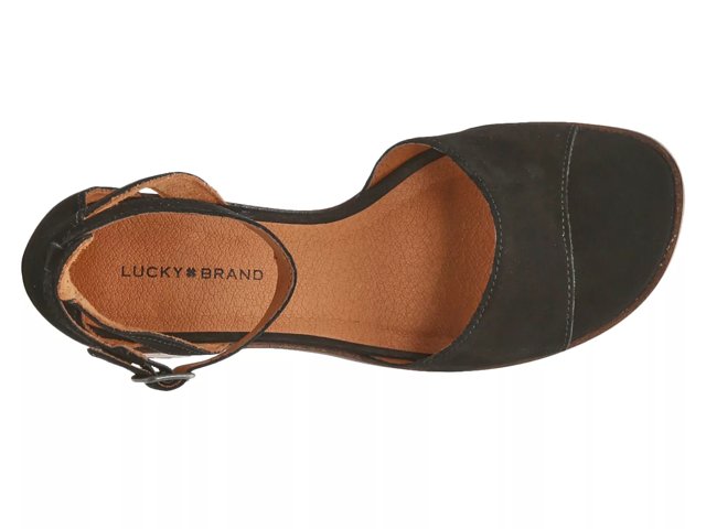 Lucky brand sandals black sale