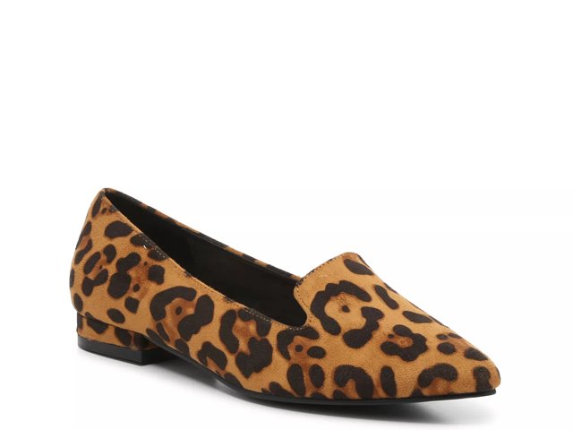 Dsw leopard flats clearance