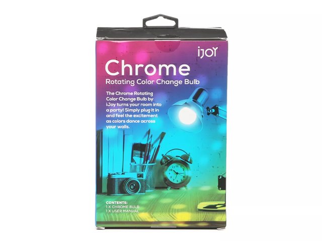 iJoy Chrome Rotating Color Change Light Bulb Free Shipping DSW