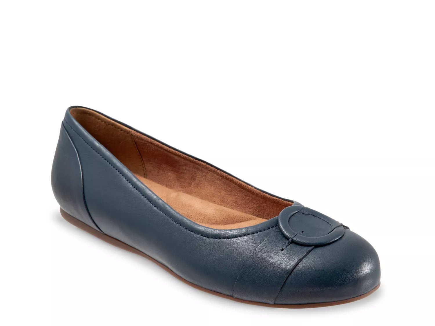 SoftWalk Women's Vellore Shoes - Extra Wide Navy in Size 10