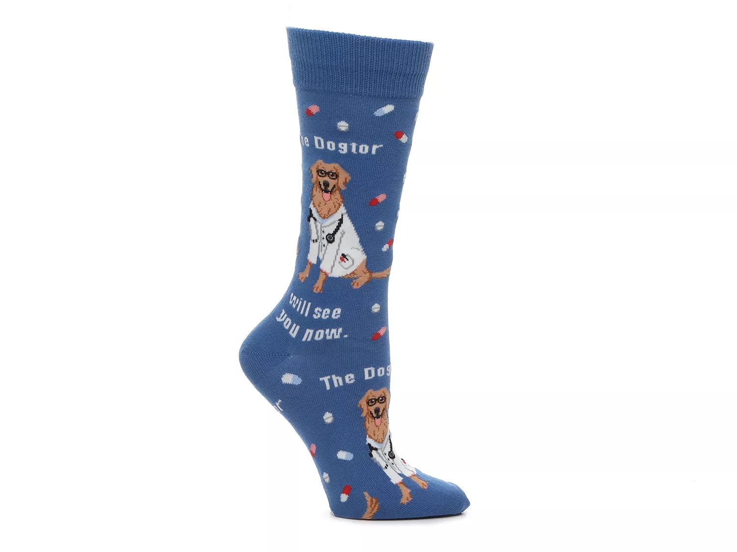 Socksmith The Dogtor Is In Men's Crew Socks Free Shipping DSW